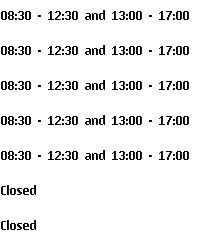 SD Worx Staffing Solutions Ghent Opening hours and times